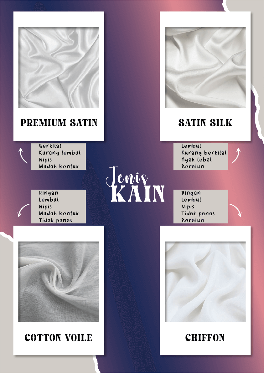 jenis kain & jenis jahitan